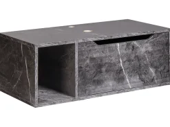 Online Szafka łazienkowa wisząca pod umywalkę CASCAVEL 80 cm marmur Wszystko Do Przechowywania W Łazience|Szafki Pod Umywalkę
