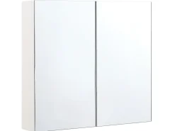 Hot Szafka łazienkowa wisząca z lustrem NAVARRA 70 cm Biały Lustrzane Szafki|Wszystko Do Przechowywania W Łazience