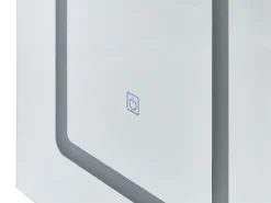Szafka łazienkowa wisząca z lustrem LED CONDOR 40 cm 60 cm Czarny Lustrzane Szafki|Wszystko Do Przechowywania W Łazience