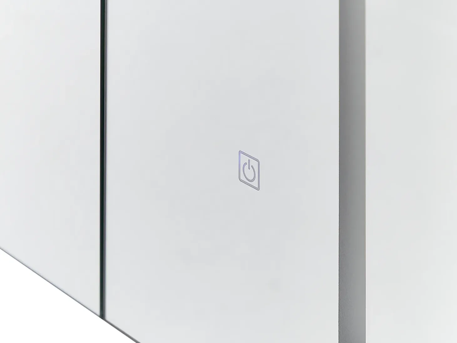 Best Szafka łazienkowa wisząca z lustrem LED CHABUNCO 60 cm 60 cm Czarny Lustrzane Szafki|Wszystko Do Przechowywania W Łazience