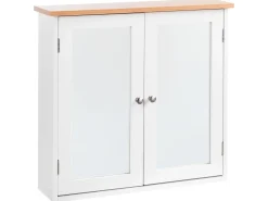 New ALAMOS 65 cm 60 cm Biały Lustrzane Szafki|Wszystko Do Przechowywania W Łazience