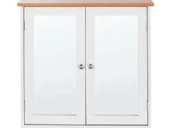 New ALAMOS 65 cm 60 cm Biały Lustrzane Szafki|Wszystko Do Przechowywania W Łazience
