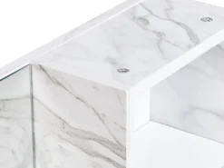 Sale Szafka łazienkowa wisząca z lustrem JOINVILLE 60 cm 54 cm marmur Lustrzane Szafki|Wszystko Do Przechowywania W Łazience