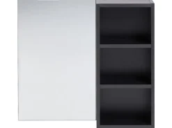 Outlet Szafka łazienkowa wisząca z lustrem JOINVILLE 60 cm Lustrzane Szafki|Wszystko Do Przechowywania W Łazience