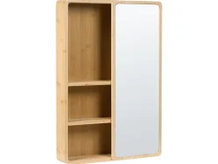 Best Szafka łazienkowa wisząca z lustrem GUATAVITA 41 cm 61 cm Jasno Lustrzane Szafki|Wszystko Do Przechowywania W Łazience