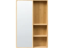 Best Szafka łazienkowa wisząca z lustrem GUATAVITA 41 cm 61 cm Jasno Lustrzane Szafki|Wszystko Do Przechowywania W Łazience