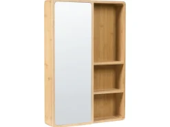 Best Szafka łazienkowa wisząca z lustrem GUATAVITA 41 cm 61 cm Jasno Lustrzane Szafki|Wszystko Do Przechowywania W Łazience