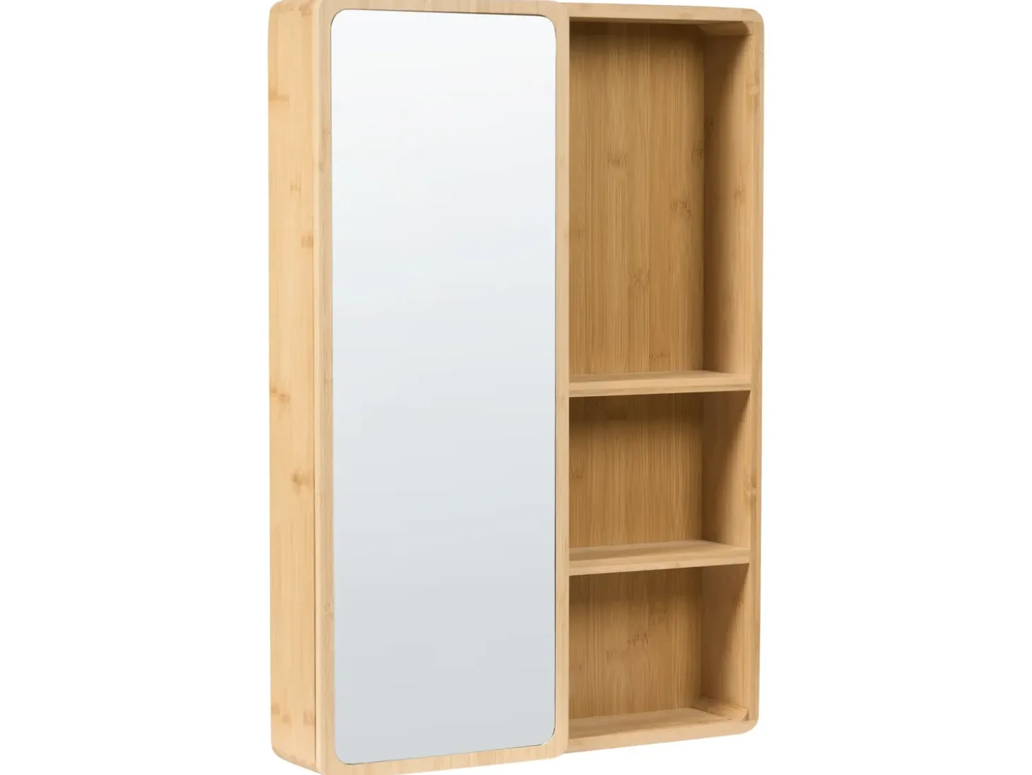 Best Szafka łazienkowa wisząca z lustrem GUATAVITA 41 cm 61 cm Jasno Lustrzane Szafki|Wszystko Do Przechowywania W Łazience