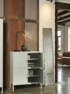 Discount Szafka biurowa HOLBECK Metal Miętowy Szafki Biurowe|Wszystko Do Przechowywania