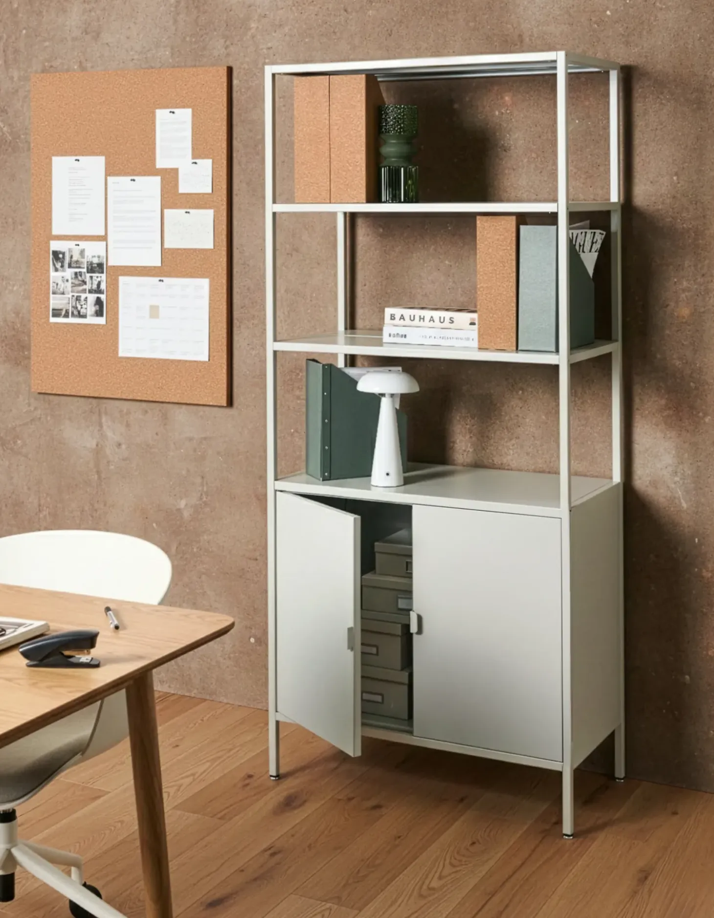 Sale Szafka biurowa KAURI Metal Jasno Szafki Biurowe|Wszystko Do Przechowywania