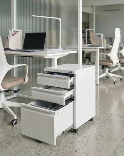 Outlet Szafka biurowa RECAMI Biały Szafki Biurowe|Wszystko Do Przechowywania