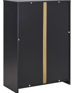 ZEHNA Brązowy/ czarny Szafki Biurowe|Wszystko Do Przechowywania