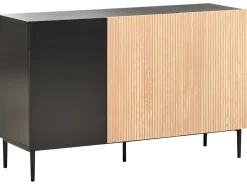Clearance BLYTHE Jesion naturalny Czarny Szafki I Komody|Szafki I Komody