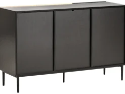Clearance BLYTHE Jesion naturalny Czarny Szafki I Komody|Szafki I Komody
