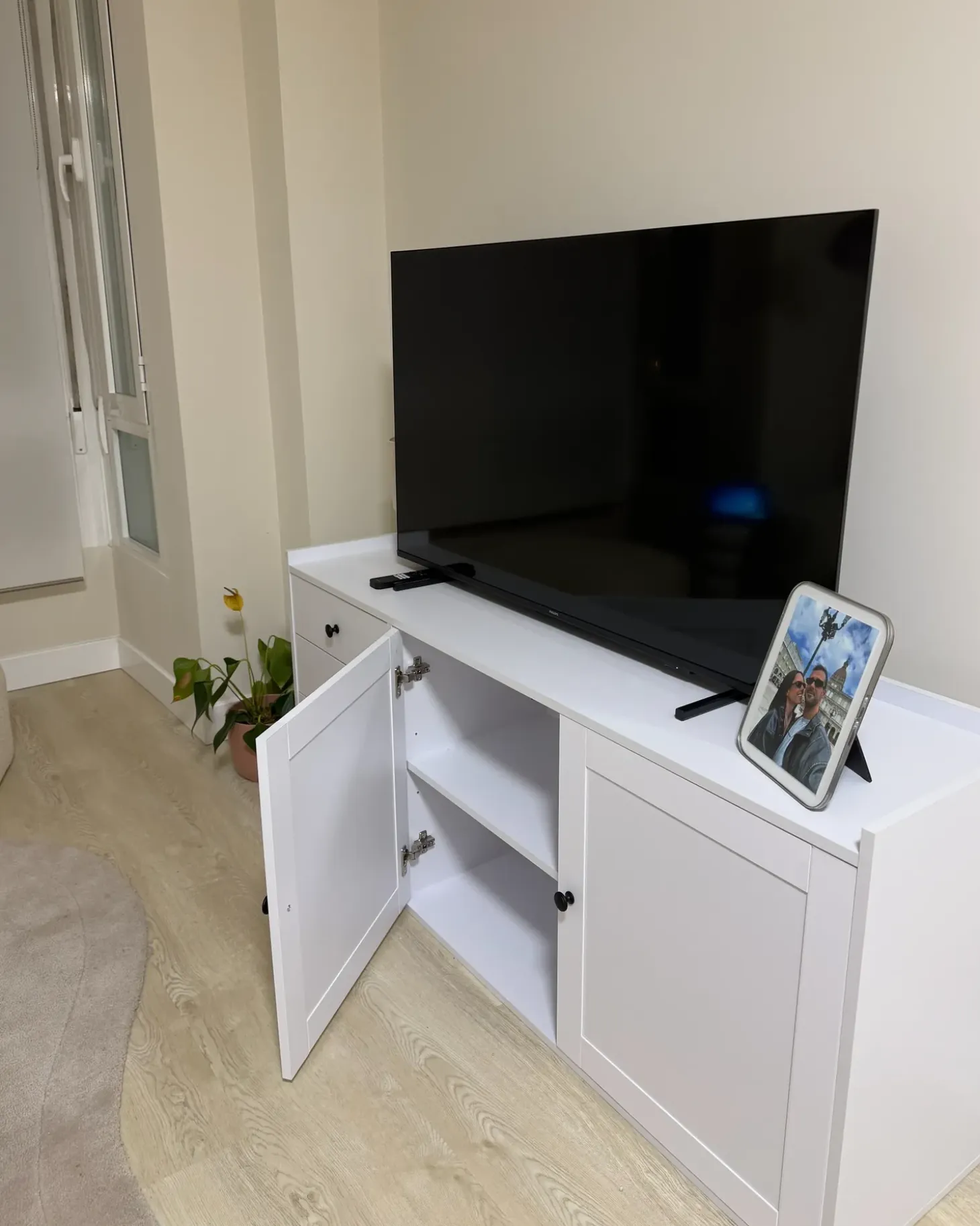 Clearance Szafka 2-drzwiowa ALCOVE Biały Szafki I Komody|Szafki I Komody