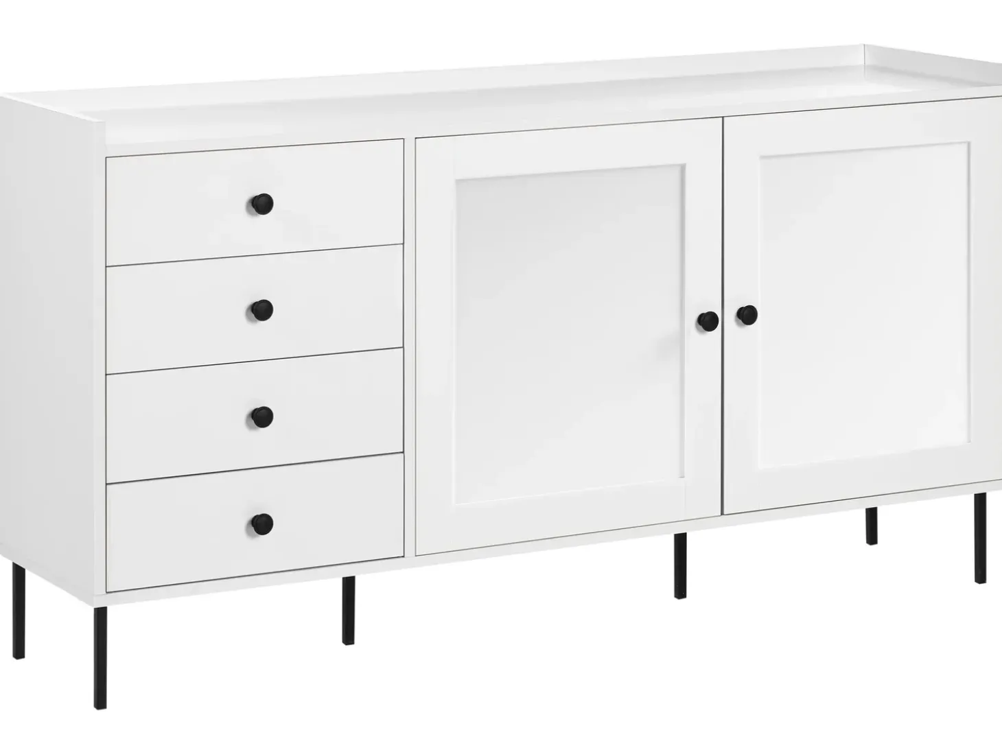 Clearance Szafka 2-drzwiowa ALCOVE Biały Szafki I Komody|Szafki I Komody