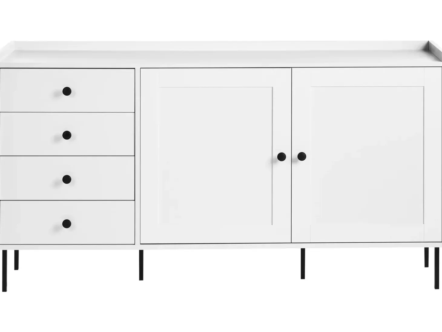 Clearance Szafka 2-drzwiowa ALCOVE Biały Szafki I Komody|Szafki I Komody