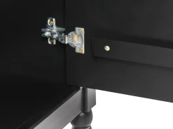 Outlet SHILLINGTON Drewno sosnowe Czarny Szafki I Komody|Szafki I Komody