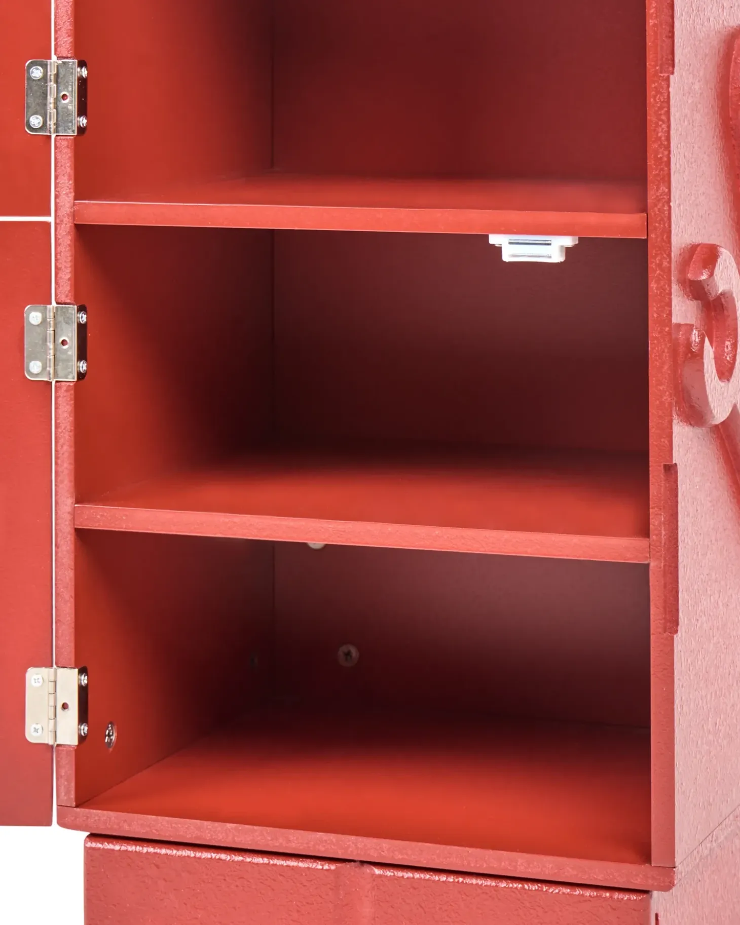 Best Szafka EDGAR 89 cm Czerwony z kółkami Dzieci Biblioteczki I Regały|Przechowywanie Dla Dzieci