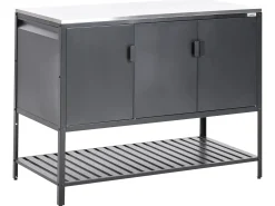 Szafka kuchenna ogrodowa MAENZA Czarny Metal