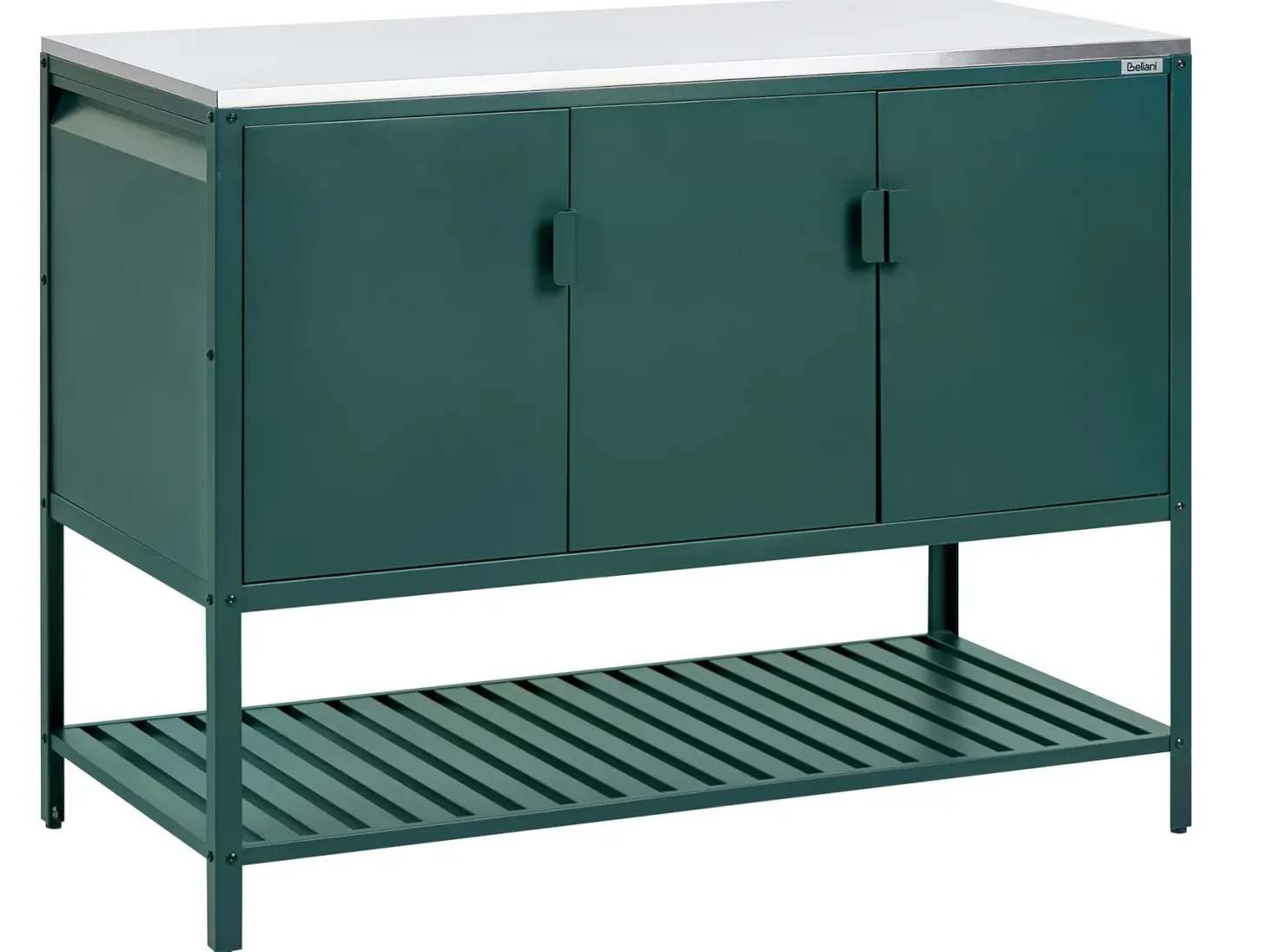 Szafka kuchenna ogrodowa MAENZA Zielony Metal