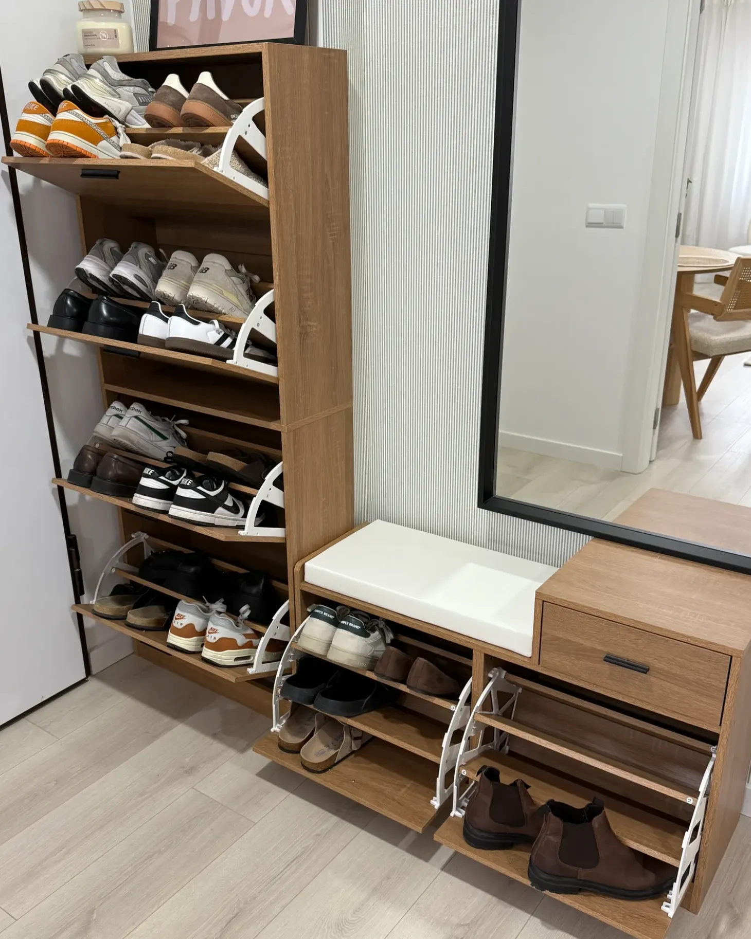 Online Szafka na buty BOWRAL Jasnobrązowy Szafki Na Buty|Wszystko Do Przechowywania