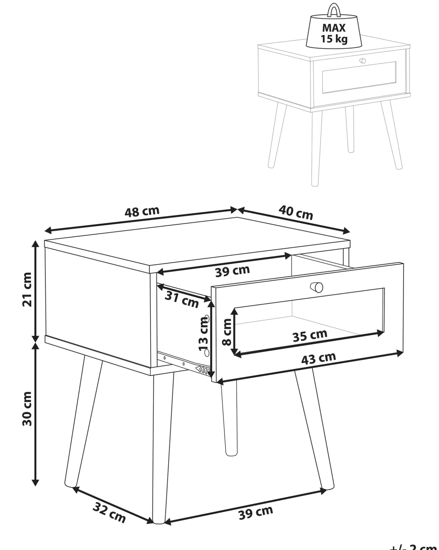 Discount ALBANY Jasno Wszystkie Stoły|Wszystkie Stoły
