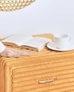 Clearance FLAYAT Sztruks Pomarańczowy Wszystkie Stoły|Wszystkie Stoły