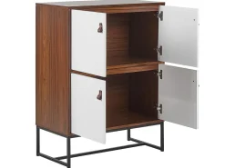 Clearance NUEVA Ciemny brąz/ biały Szafki I Komody|Szafki I Komody