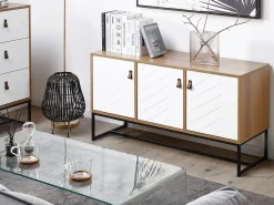 Discount NUEVA Jasny brąz/ biały Szafki I Komody|Szafki I Komody