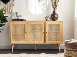 New PEROTE Rattan Jasnobrązowy Szafki I Komody|Szafki I Komody
