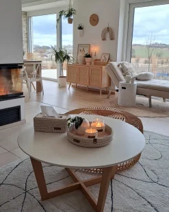 New PEROTE Rattan Jasnobrązowy Szafki I Komody|Szafki I Komody
