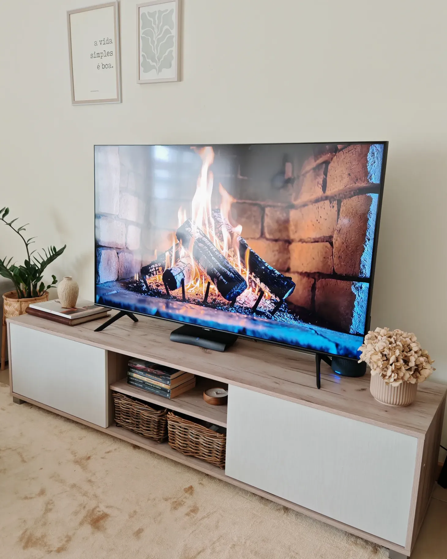 Hot Szafka RTV LINCOLN Brązowy/ biały Szafki Rtv|Wszystko Do Przechowywania