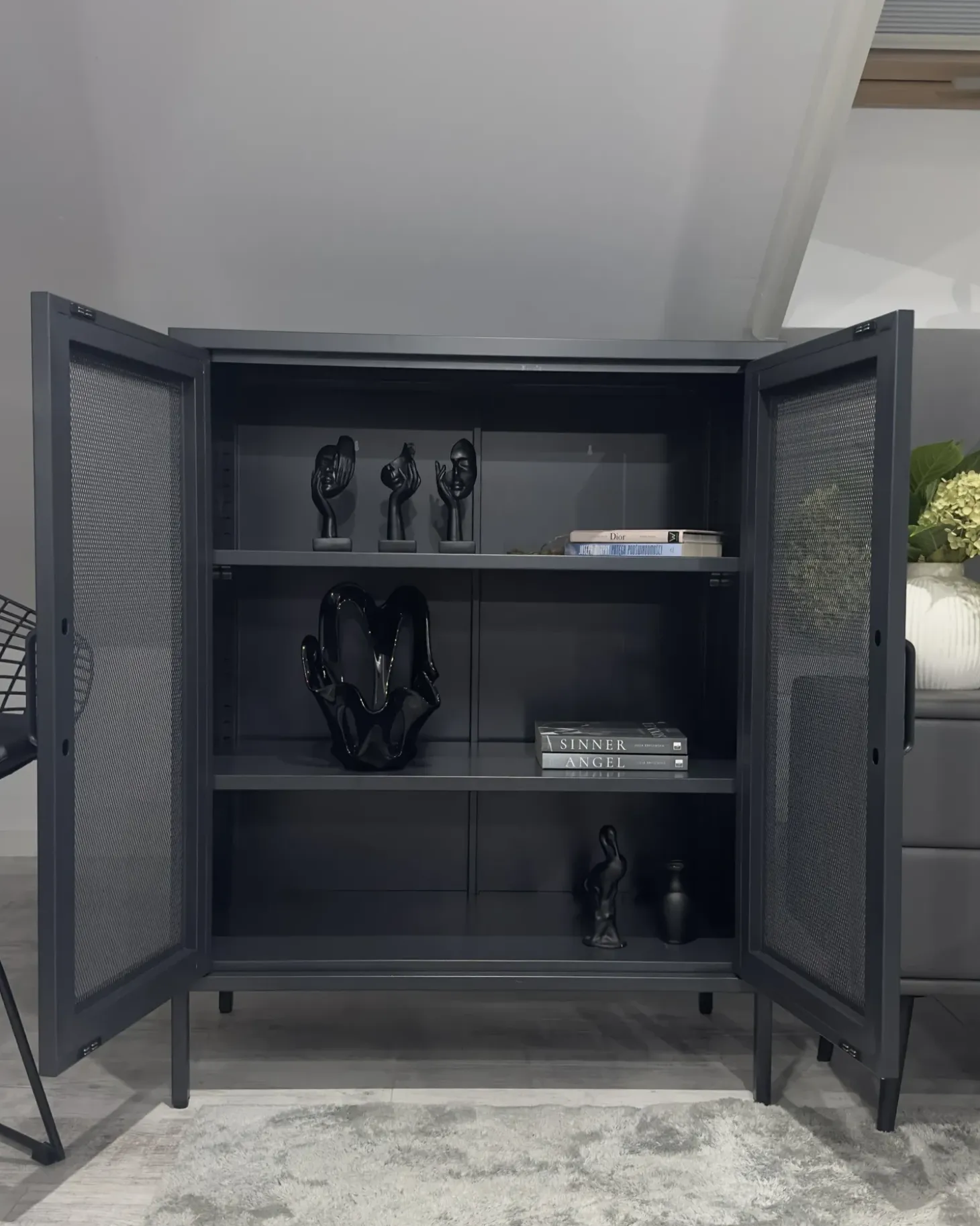 Clearance Szafka WAKATIPU Metal Szafki I Komody|Szafki I Komody