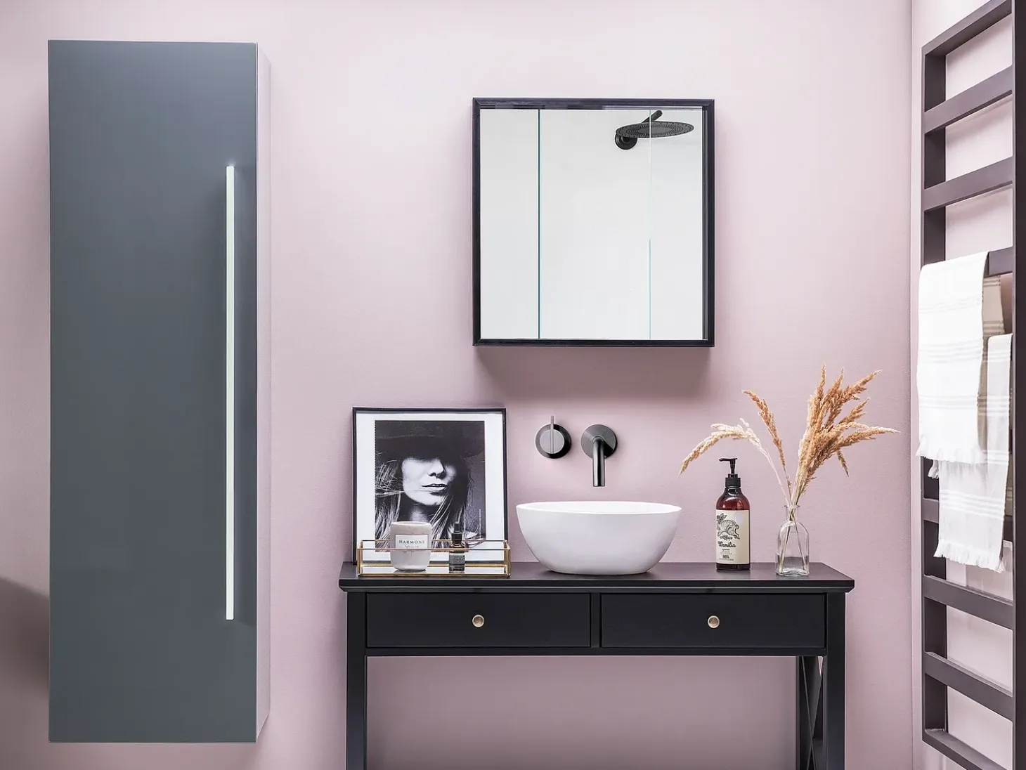 Clearance Szafka wisząca łazienkowa MATARO 40 cm Szary Wszystko Do Przechowywania W Łazience|Szafki Łazienkowe