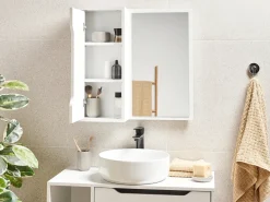 Szafka wisząca PALMAS 60 cm 60 cm Lustrzane Szafki|Wszystko Do Przechowywania W Łazience