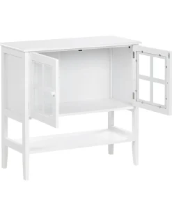 Clearance Szafka ze szklanymi drzwiami z półką INLET 80 cm Wszystko Do Przechowywania W Kuchni|Wszystko Do Przechowywania