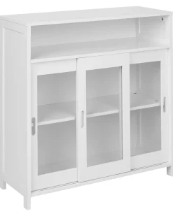 Clearance Szafka ze szklanymi drzwiami CRABTREE 86 cm Wszystko Do Przechowywania W Kuchni|Wszystko Do Przechowywania