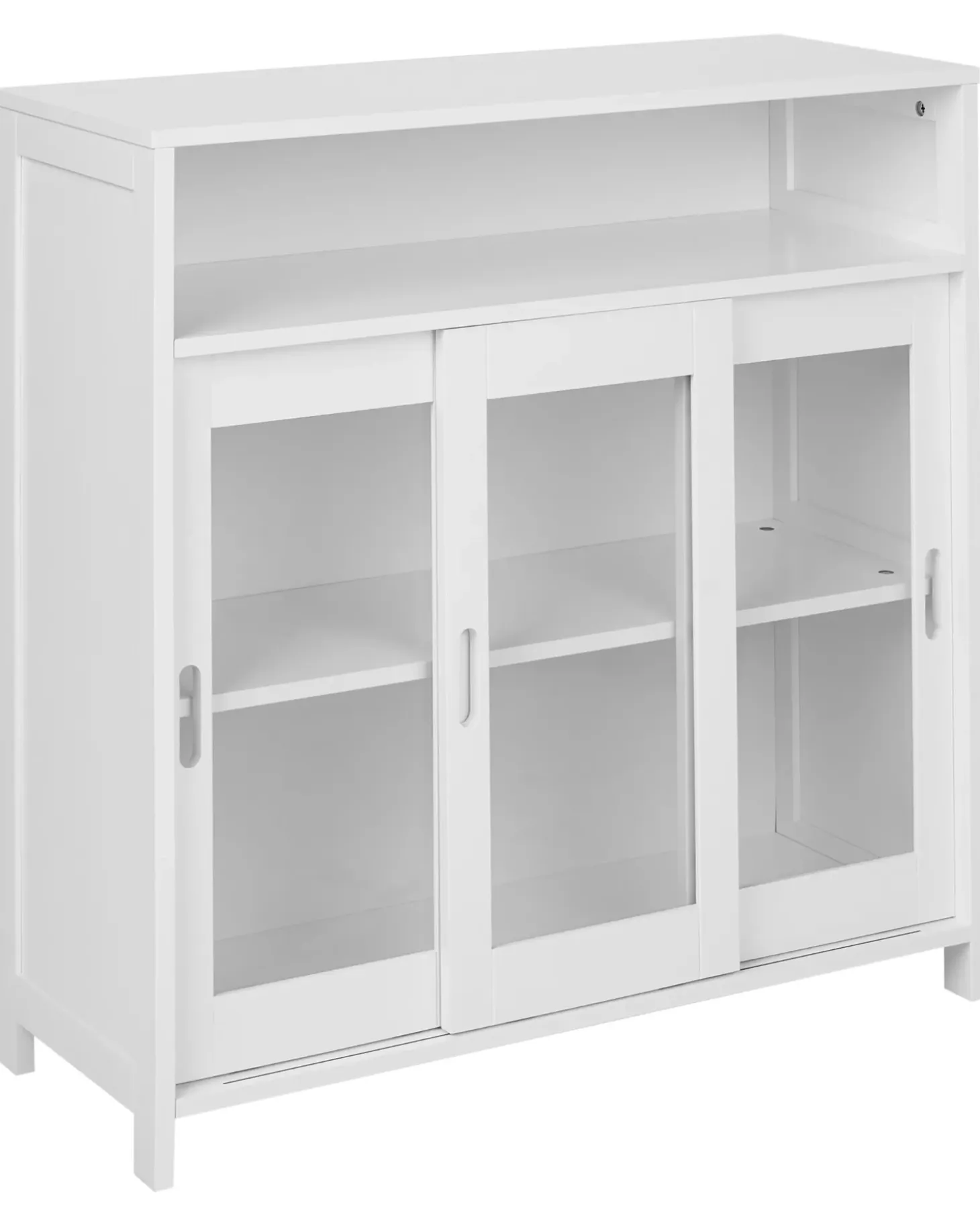 Clearance Szafka ze szklanymi drzwiami CRABTREE 86 cm Wszystko Do Przechowywania W Kuchni|Wszystko Do Przechowywania