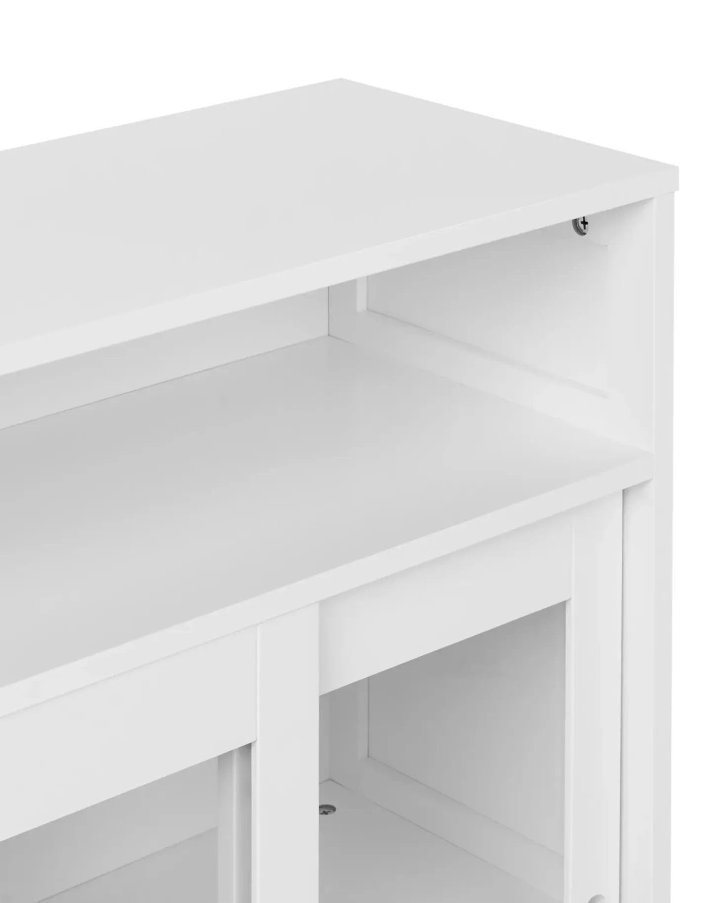 Clearance Szafka ze szklanymi drzwiami CRABTREE 86 cm Wszystko Do Przechowywania W Kuchni|Wszystko Do Przechowywania