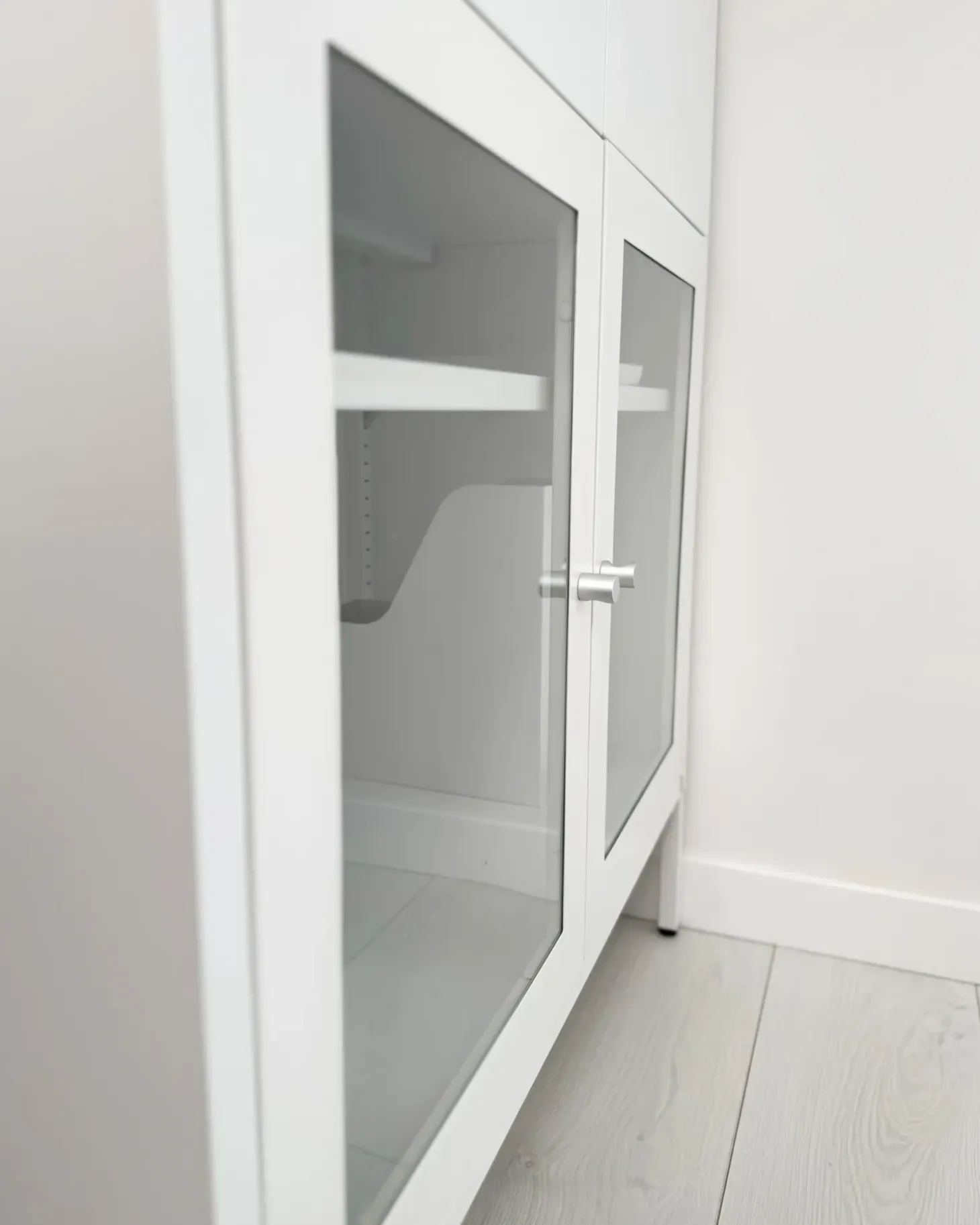 Discount Szafka ze szklanymi drzwiami ESHOLT Metal 80 cm Wszystko Do Przechowywania W Kuchni|Wszystko Do Przechowywania