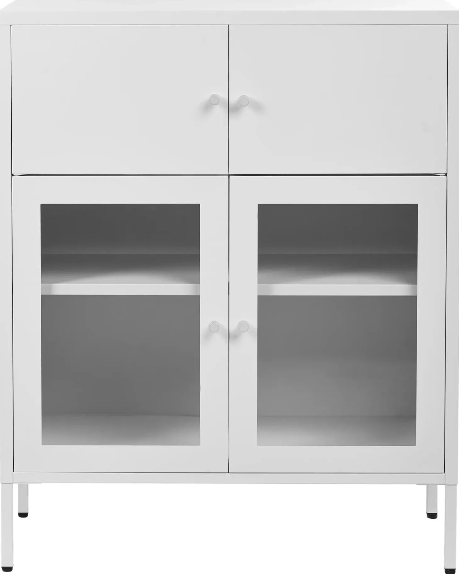 Discount Szafka ze szklanymi drzwiami ESHOLT Metal 80 cm Wszystko Do Przechowywania W Kuchni|Wszystko Do Przechowywania