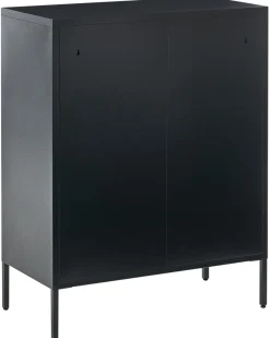 New Szafka ze szklanymi drzwiami ESHOLT Metal 80 cm Wszystko Do Przechowywania W Kuchni|Wszystko Do Przechowywania