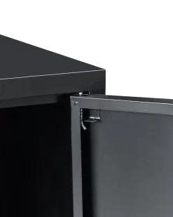 New Szafka ze szklanymi drzwiami ESHOLT Metal 80 cm Wszystko Do Przechowywania W Kuchni|Wszystko Do Przechowywania