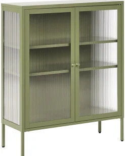 Szafka ze szklanymi drzwiami LERRYN Metal 90 cm Wszystko Do Przechowywania W Kuchni|Wszystko Do Przechowywania