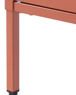 Discount Szafka ze szklanymi drzwiami SARRE Metal 90 cm Złoty brąz Wszystko Do Przechowywania W Kuchni|Wszystko Do Przechowywania