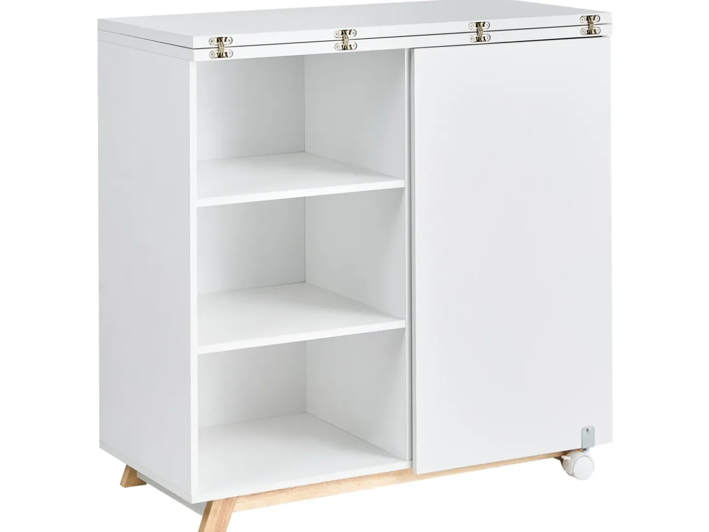 Discount Szafka z funkcją biurka FLOMOT Biały 80 cm 40/80 cm Składane Dzieci Wszystkie Biurka|Biurka Domowe