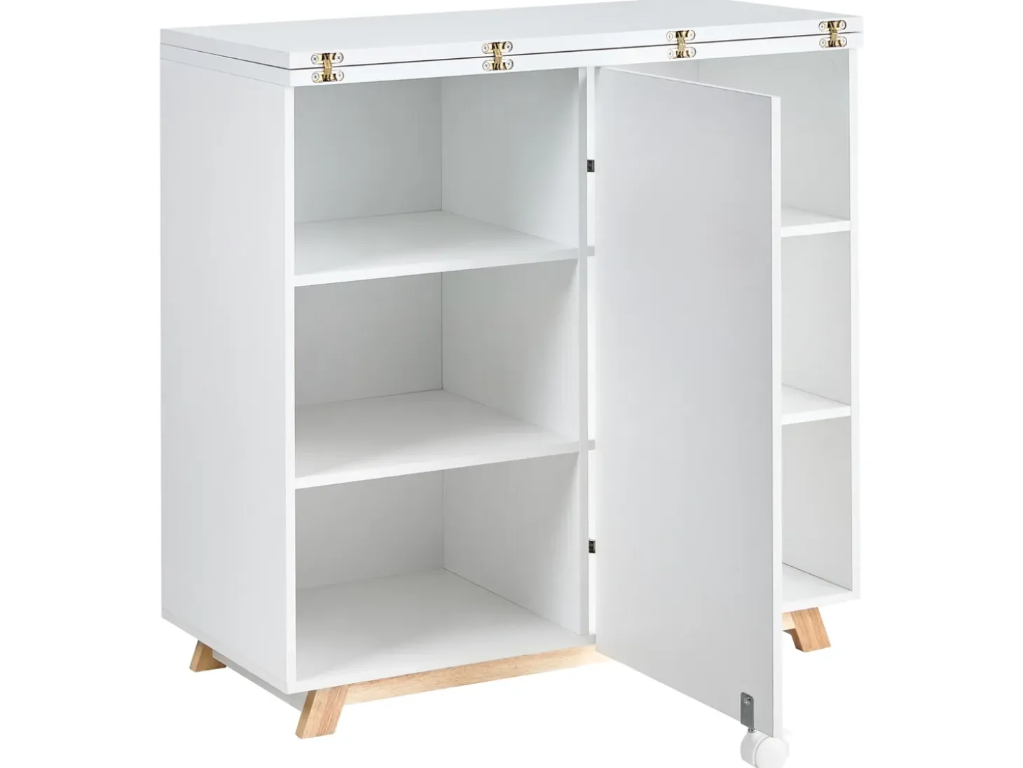 Discount Szafka z funkcją biurka FLOMOT Biały 80 cm 40/80 cm Składane Dzieci Wszystkie Biurka|Biurka Domowe