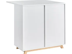 Discount Szafka z funkcją biurka FLOMOT Biały 80 cm 40/80 cm Składane Dzieci Wszystkie Biurka|Biurka Domowe