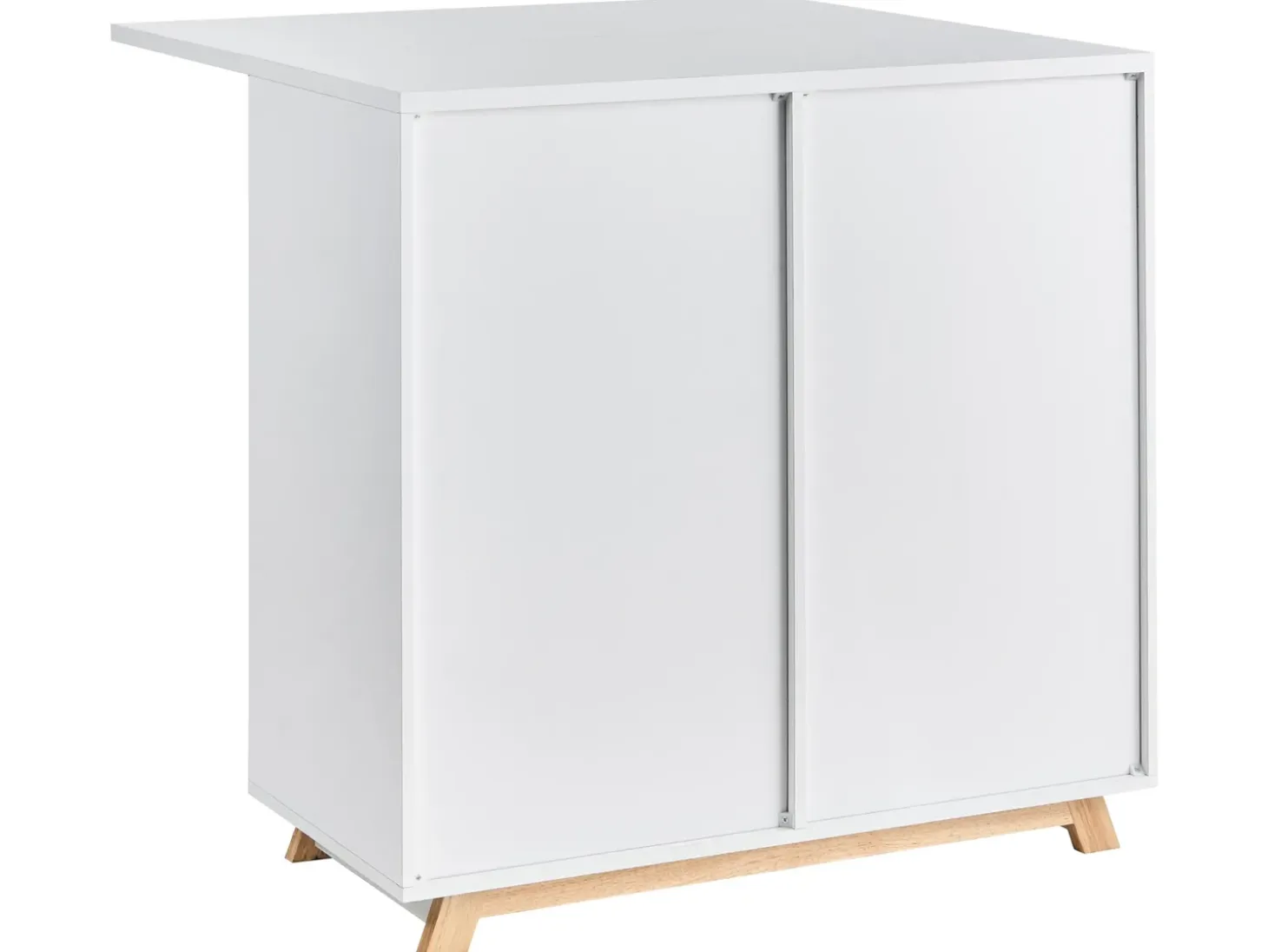 Discount Szafka z funkcją biurka FLOMOT Biały 80 cm 40/80 cm Składane Dzieci Wszystkie Biurka|Biurka Domowe